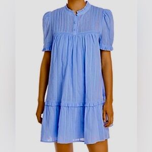 Aqua Periwinkle Blue Dress